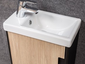 Тумба с раковиной Klaufs 40.1D подвесная черный/дерево в Бакале - bakal.mebel74.com | фото 3