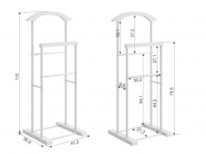 Вешалка Ника напольная белый в Бакале - bakal.mebel74.com | фото 2