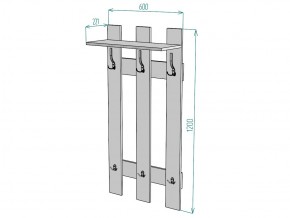 Вешалка V2 в Бакале - bakal.mebel74.com | фото 3